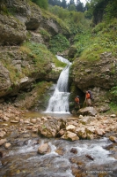 Водопад на Волчьей балке  каньон Цице