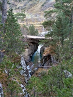 Мост через каньон Марухи ущелье Марухи
водопад на Марухе