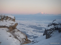 Вид на Эльбрус со Скалистого хребта Эльбрус
зима
Баранаха