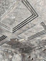 Потолок зала с кессонами Пещерный город Уплисцихе