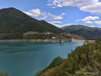 Жинвальское водохранилище Военно-Грузинская дорога
