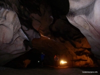 Один из залов в пещере Амбицукова зал в пещере