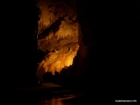 Готический зал в пещере Южный Слон конец зала
