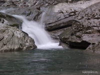 Первый водопад на ручье Бешеный ручей Бешеный