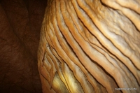 Полые ребра сталактитов пещера Холодильник