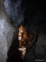 Выход из пещеры Бесленеевская2 пещера