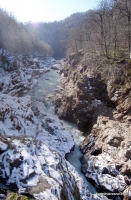 Гранитное ущелье река Белая
