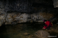 Пещера с озером в Баракаевской подземное озеро
