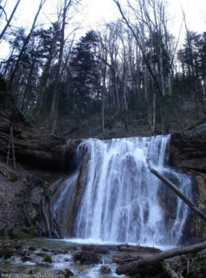 Каверзинский водопад в феврале