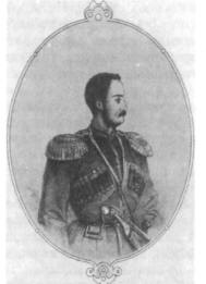 Генерал-майор Н. П. Слепцов, один из наиболее знаменитых завоевателей Кавказа.