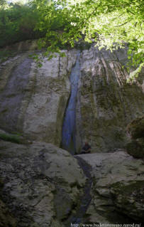 Водопад в урочище Мешок